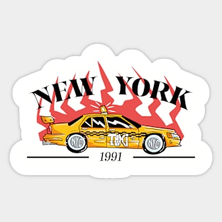 NYC Cab Sticker